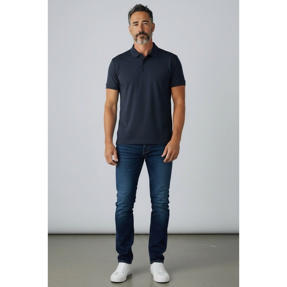 Lululemon Polo Shirt Men’s XL Dark Blue Short Sleeve Performance Commission Golf